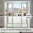 thumbnail image 3 of 30x200cm Privacy Window Film Reusable Glass Opacifying Film Opaque Film Patterned Glazing Film Electrostatic Self-Adhesive Window Film Anti UV Window Film for Office Kitchen Bedroom Home, 3 of 5