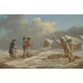 thumbnail image 2 of George Morland 24x17 Gold Ornate Framed and Double Matted Museum Art Print Titled - A Soldier's Return, 2 of 4