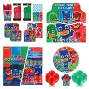 PJ Masks Birthday Party Supplies Bundle (Premium)