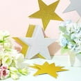 thumbnail image 3 of SNNROO 90 Pcs Glitter Star Cutouts Paper Star Confetti Cutouts for Bulletin Board Classroom Wall Party Decoration Supply, 3 of 6
