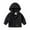Black, variant on GYRATEDREAM Toddler Baby Boy Zip Up Hoodies Solid Color Casual Long Sleeve Hooded Sweatshirts Jacket Khaki for 2-9Y