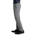 thumbnail image 3 of Men's Haggar® Iron Free Premium Khaki™ Slim-Straight Fit Flat Front Perfect Fit Waistband Casual Pant Color: Indigo Blue Size: 31X32, 3 of 4