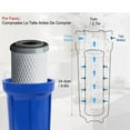 thumbnail image 3 of Water Filter Cartridge CTO Coconut Shell Activated Carbon Purifier Cartridge for 10in Filter, 3 of 5