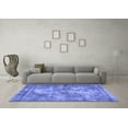 thumbnail image 3 of Ahgly Company Indoor Rectangle Persian Blue Traditional Area Rugs, 7' x 9', 3 of 4