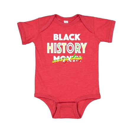 

Inktastic Black History Month Every Day Gift Baby Boy or Baby Girl Bodysuit