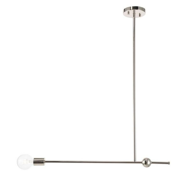 Living District LD8042D27C Brees 1 Light Chrome Pendant