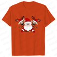 thumbnail image 1 of Camiseta de Feliz Navidad para mujer, Tops con estampado de renos de Papá Noel, ropa informal estilo Hip Hop, pantalón corto informal, camiseta de manga, ropa femenina, 1 of 5
