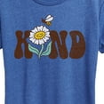 thumbnail image 3 of Instant Message - Bee Kind Flower - Women's Short Sleeve Graphic T-Shirt, 3 of 6