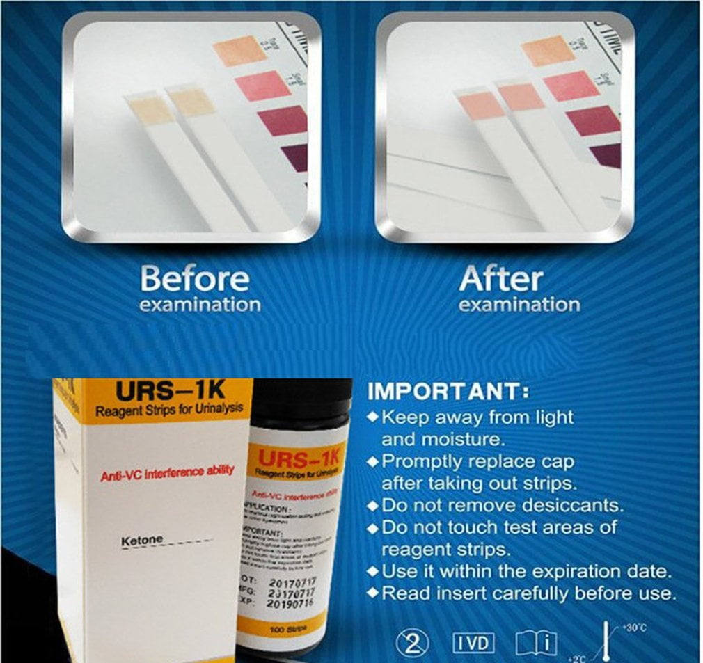 Adult Urine Ketone Test Paper High Sensitivity Test Paper Urine Ketone
