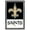 Black Framed Version, variant on NFL New Orleans Saints - Logo 21 Wall Poster, 14.725" x 22.375"
