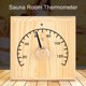 thumbnail image 1 of Termómetro de sauna, termómetro de madera de 0 a 140 ℃, termómetro de madera, termómetro para sala de sauna, diseño aerodinámico, 1 of 12