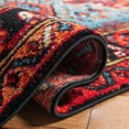 thumbnail image 5 of SAFAVIEH Vintage Hamadan Dania Oriental Runner Rug, Red/Light Blue, 2'3" x 12', 5 of 7