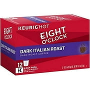 Eight O'Clock Dark Italian Roast Coffee, 12 Ct