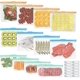 thumbnail image 1 of Reusable Silicone Freezer Bags + Freezer Labels, Reusable Food Bags Bpa Free, Eco-friendly And Leakproof Ziplock Bags With Triple Zip Closures-12 Pack, 1 of 5