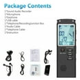 thumbnail image 3 of 16GB Digital Voice Activated Recorder for Lectures, 12Hours Sound Audio Recorder Spy Dictaphone Recording Device with Playback, Microphone, Earphone, Phone Cable,etc, 3 of 10