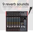 thumbnail image 4 of Mezcladora de audio G-MARK MK800MP3 de 8 canales con Bluetooth y USB MP3, 4 of 9