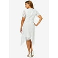 thumbnail image 2 of Jessica London Women's Plus Size Lace Handkerchief Dress, 2 of 6