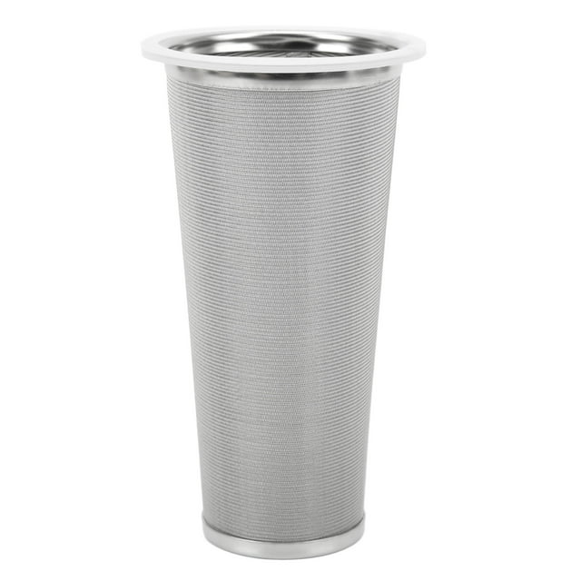 Stainless Steel Coffee Brew Infuser Cone Cold Brew Coffee Filter Mesh Coffee Brew Infuser 304 Stainless Steel Cold Brew Coffee Filter Cone Mesh With White Rubber Circle Coffee Brew