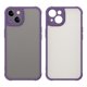 thumbnail image 2 of For iPhone 13 Case Drop Proof Airbags Frosted Translucent PC + TPU Phone Back Cover - Green, 2 of 5