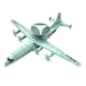 thumbnail image 4 of Modelo de aviación 4D a escala 1:240, rompecabezas en miniatura para armar a mano para exhibir. 500 aire temprano, 4 of 9