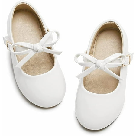 

Toddler Little Girl Dress Shoes - Girl Mary Jane Flats Party School Wedding