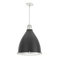 thumbnail image 2 of Hunter - Bluff View 3-light Matte Black, Medium Size Pendant Light, Dimmable, Casual Style, Bell Shaped, for Bedrooms, Dining, Living Rooms - 19215, 2 of 8