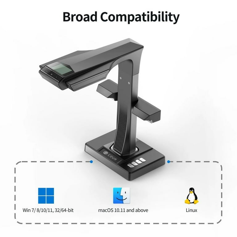 CZUR ET24 Pro Book & Document Scanner, 24MP HD Camera, A3 CZUR ET24 Pro Book & Document Scanner, 24MP HD Camera, A3