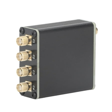 HAGSYCT Active RF Isolation Distributor High Performance RF Signal Splitter for SDR GPSDO Signal Source 100kHz to 150MHz Alloy Material