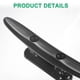thumbnail image 2 of Uxcell 2 piezas de cleats para barco de 4 pulgadas, cleat para amarrar cuerdas de kayak de 41 mm para uso marino, color negro, 2 of 7