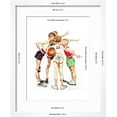 thumbnail image 3 of Four Sporting Boys: Basketball, Framed Art Print Wall Art by Norman Rockwell Sold by Art.Com, 3 of 6