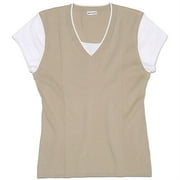 No Boundaries - Juniors' Plus Vest 2-Fer Top