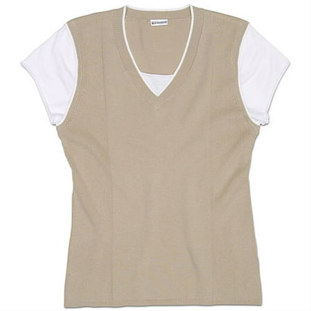 No Boundaries - Juniors' Plus Vest 2-Fer Top