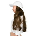 thumbnail image 1 of Peluca De Gorro De Gorra De Béisbol Con Peluca De Pelo Largo Y Rizado Peluca Para Mujeres Blancas Alambre De Alta Temperatura Sin Reflejo Ligero Sombreado De Sol De Invierno, 1 of 7