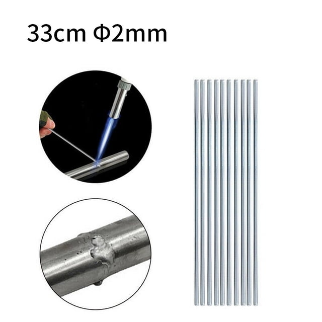 10Pcs Aluminium Welding Rods Wire Brazing Easy Melt Solder Low Temperature