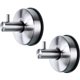 thumbnail image 1 of Paquete de 2 ganchos con ventosa de acero inoxidable SUS 304, soporte para ducha, gancho de ducha extraíble para baño, soporte para toallas con ventosa y organizador de cocina para gancho, 1 of 5