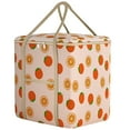 thumbnail image 2 of Non-woven Zipper Storage Bag,Moving Quilt Storage Basket with Lid,Travel Large-capacity Clothing Storage Bag,Handheld Design on Both Sides, 2 of 4