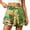 Green, variant on Women's High Waisted A-Line Skort with Built In Shorts, Tie Front Summer Skirt Shorts with Pockets for Vacation Beach Festival Casual Wear