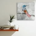 thumbnail image 2 of Masterpiece Art Gallery Flight Patterns Colorful Bird II by Studio Arts Canvas Art Print 16" x 16", 2 of 2