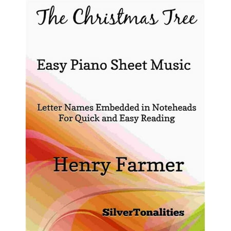 The Christmas Tree Easy Piano Sheet Music - eBook