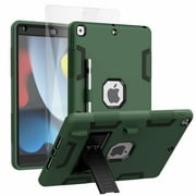 AiCase 10.2" Rugged Tablet Case with Screen Protector, Green