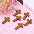 thumbnail image 4 of 20 piezas DIY cruces de madera encanto colgante artesanía cristiana (patrón de Jesús Beige) Ndcxsfigh Nuevos Originales, 4 of 8