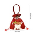 thumbnail image 3 of CuiLiyq Christmas Gift Bag, 13.7" x 8.6" Red Candy Bags with Drawstring Cord, Large Present Sack Bags for Xmas Present Toys Storage Bags Holiday Party Supply (Santa Claus), 3 of 6