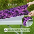 thumbnail image 5 of Cannabis Hemp Leaf Table Cover - Windproof Elastic Square Tablecloth - Perfect for Outdoor Dining, 5 of 5