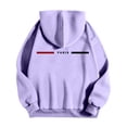 thumbnail image 4 of MHFRRA Sudadera con Capucha con Estampado de Letras para Un Uso Diario Cómodo, Ideal para Salidas Informales y Capas Elegantes Rojo, 4 of 5