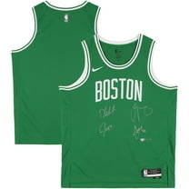 Boston Celtics 2024 NBA Finals Champions Autographed Green Icon Swingman Edition Jersey with at least 4 Signatures - Limited Edition of 250 - Fanatics Authentic Certified