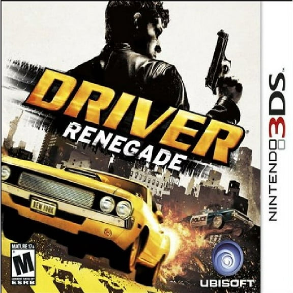 Restored Driver: Renegade (Nintendo 3DS, 2011) Racing Game (Refurbished)