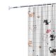 thumbnail image 1 of Cortina impermeable de 180x200cm para dormitorio gato travieso Ndcxsfigh Libre de BPA, 1 of 3