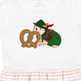 thumbnail image 4 of Inktastic Cute Hedgehog with Pretzel Girls Toddler Dress, 4 of 5