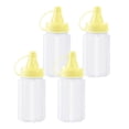 thumbnail image 3 of Botellas exprimibles pequeñas, tarros de especias vacíos, botellas de condimentos transparentes multifuncionales, Mini contenedores para barbacoa de R Botella amarilla, 3 of 8