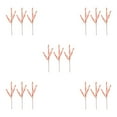 thumbnail image 1 of Baohd 3x Realistic Appearance Artificial Plants Nature S Charm To Space Easy To Clean orange pink 5Set, 1 of 6